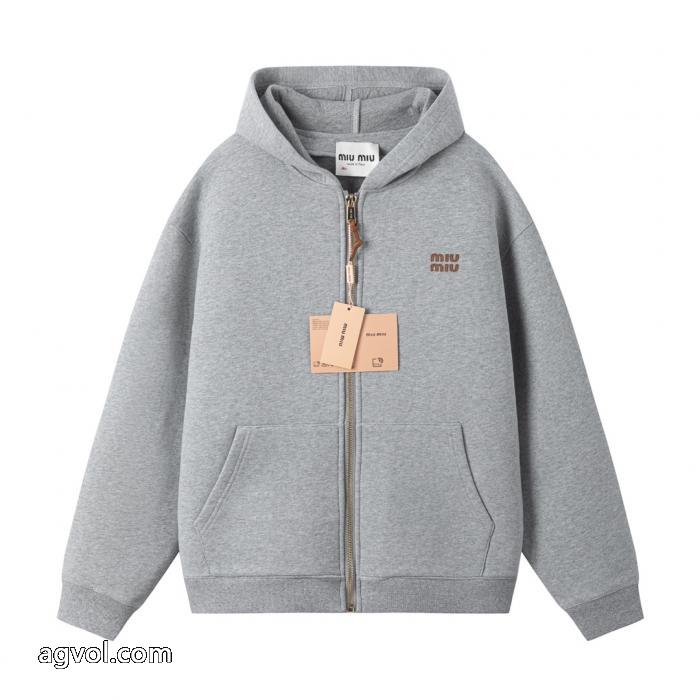 Miu Miu刺繍スモールスタンダードエアリーコットンコート_0_3