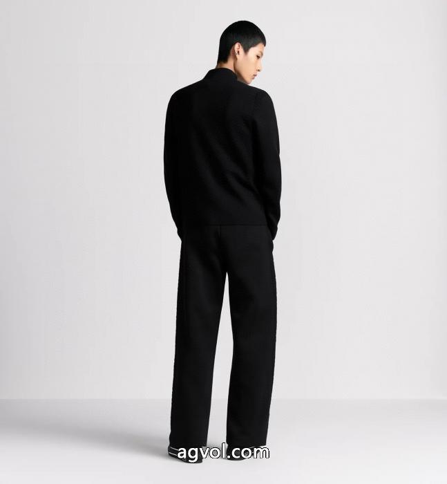 DiorCDアルファベットの新しい毛織物コート_0_4