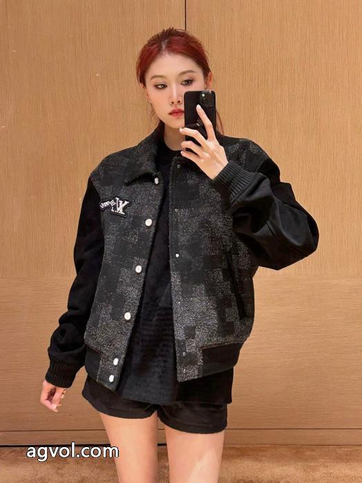 LOUIS VUITTON 25 SSピンボード野球ウェアジャケット_0_2