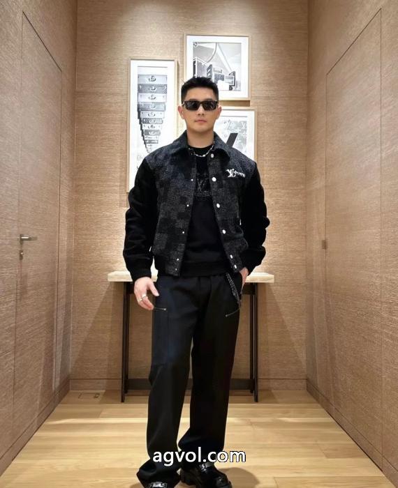 LOUIS VUITTON 25 SSピンボード野球ウェアジャケット_0_4