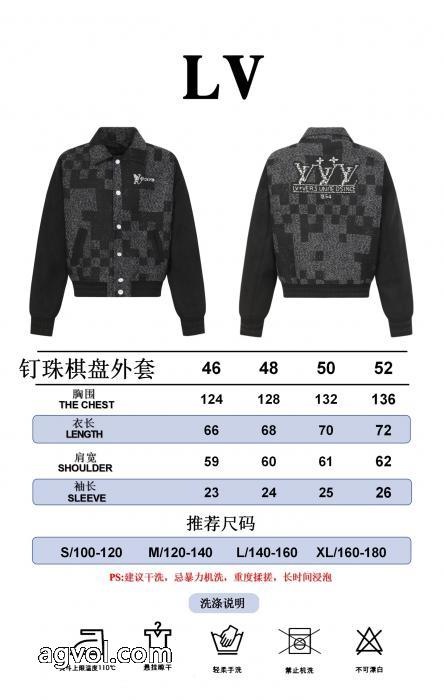 LOUIS VUITTON 25 SSピンボード野球ウェアジャケット_0_5