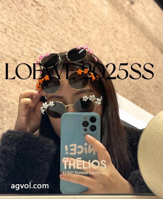 LOEWEメガネ数量限定販売新作お洒落☆日本未発売ブランド 偽物_0_2