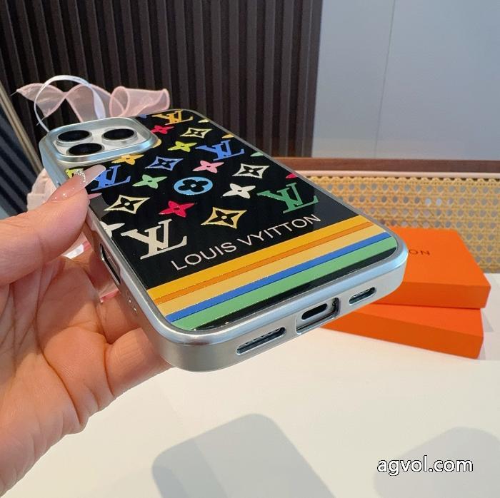 LV新品携帯Iphone ケース カバー新工芸金細工ガラスケース_0_4