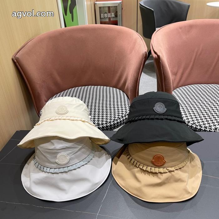 MONCLER新作リボン漁師帽子日除け帽子_0_5