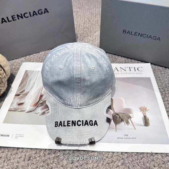 Balenciagaアルファベットの新作野球帽カップルモデル_0_3