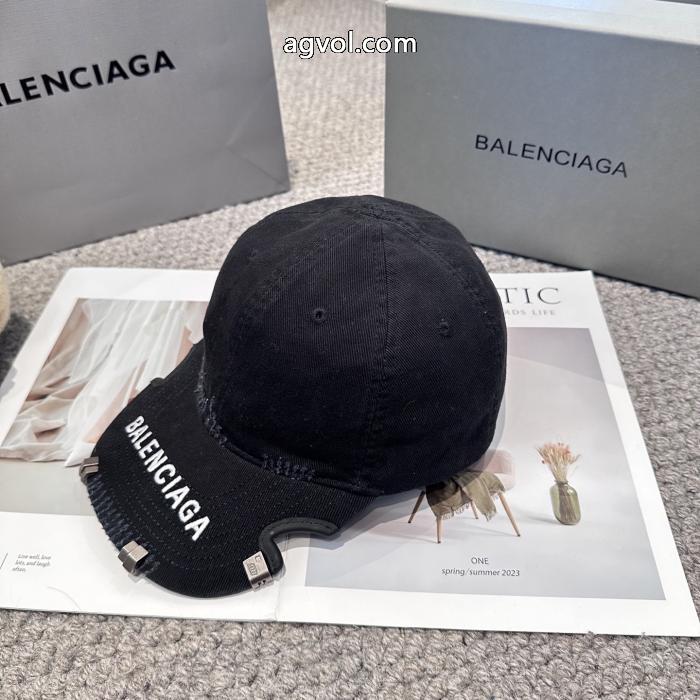 Balenciagaアルファベットの新作野球帽カップルモデル_0_4