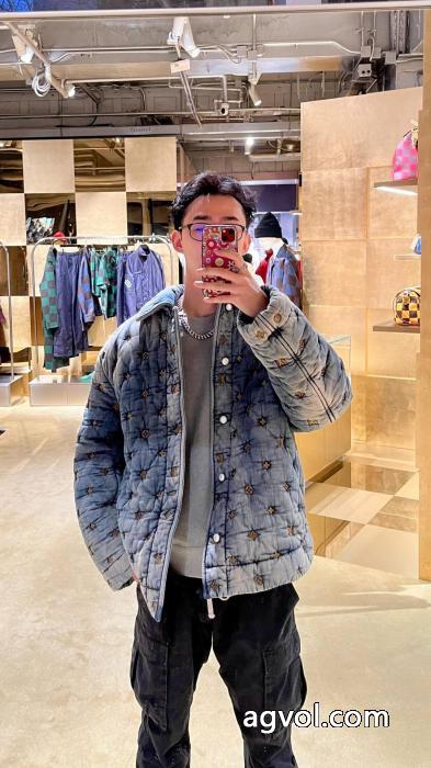 LOUIS VUITTON刺繍だらけで古くするカウボーイ綿入れの服_0_4