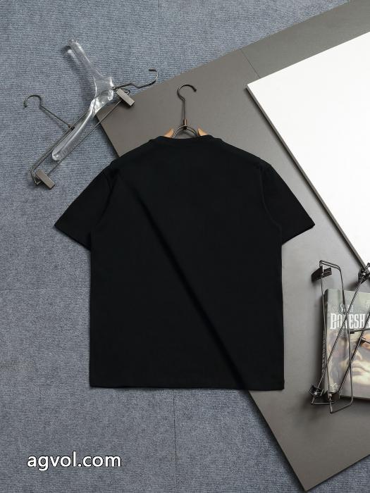 GIVENCHYセイコー透かしプリント半袖Tシャツ男女同型_0_5