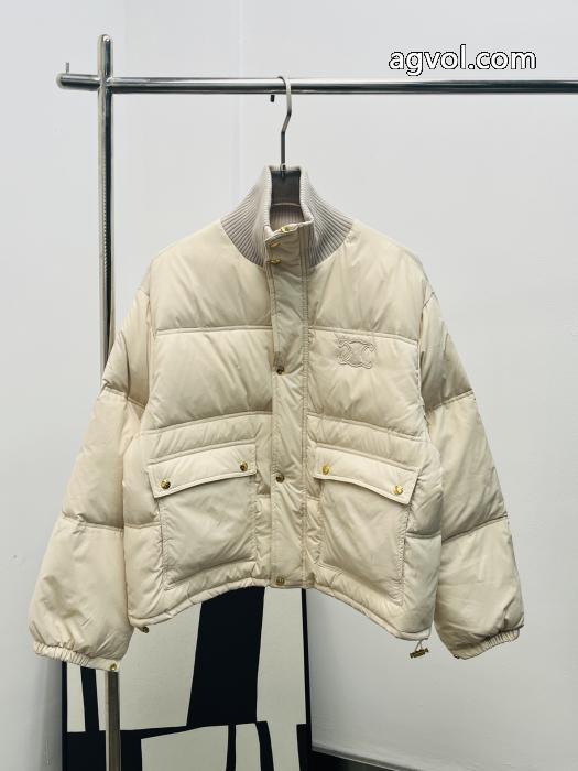 Celine2025新品スタンドカラーダウンジャケット_0_3