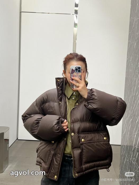 Celine2025新品スタンドカラーダウンジャケット_0_4