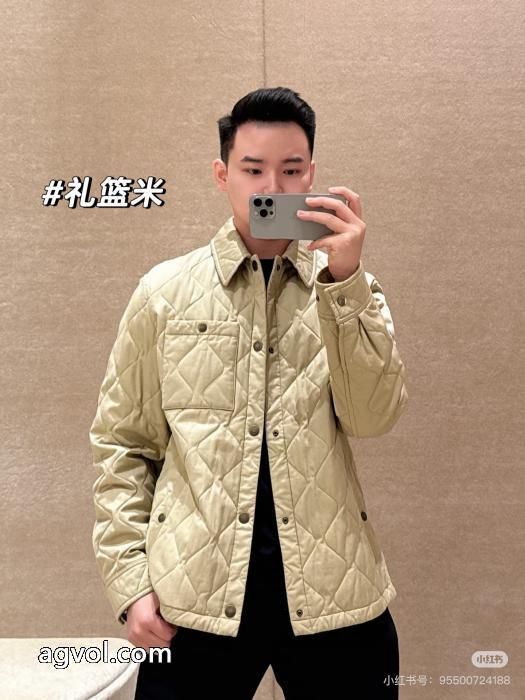 BURBERRY秋冬の新作プリズム綿入れの服コート_0_2