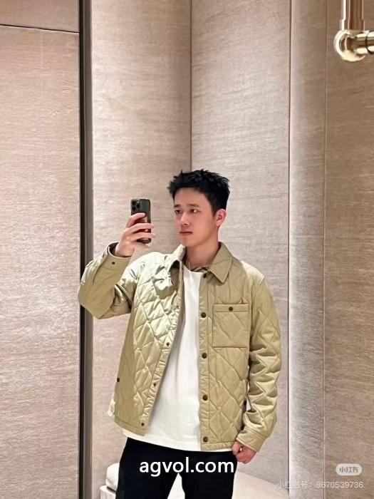 BURBERRY秋冬の新作プリズム綿入れの服コート_0_3