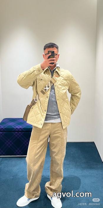 BURBERRY秋冬の新作プリズム綿入れの服コート_0_4