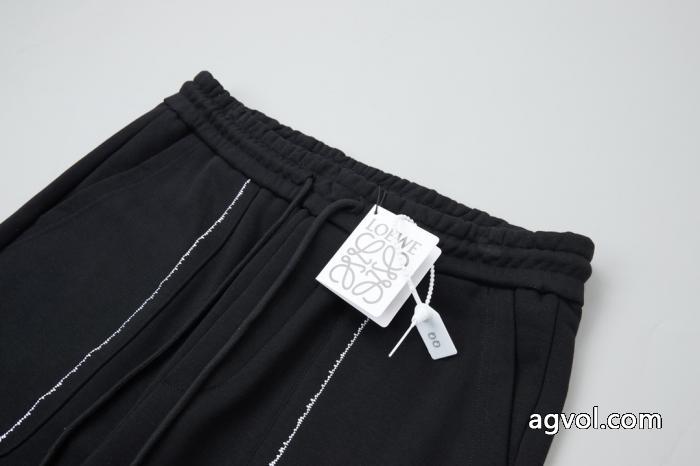 loewe定番刺繍カップルタイプ保温厚手加絨スラックス_0_0
