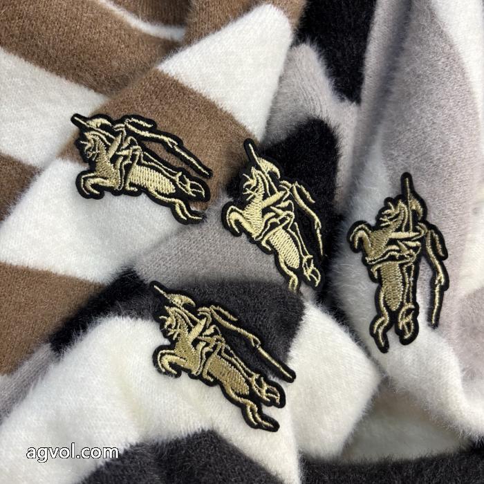 BURBERRY秋冬の新作ミンクセーター対外貿易会社カスタムニットセーター_0_4