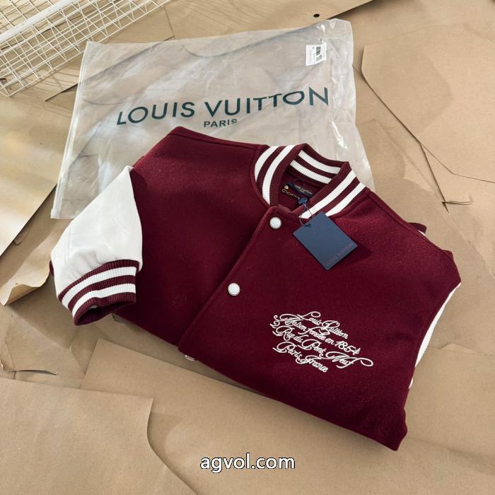 LOUIS VUITTON胸元刺繍字野球ウェアジャケット_0_3