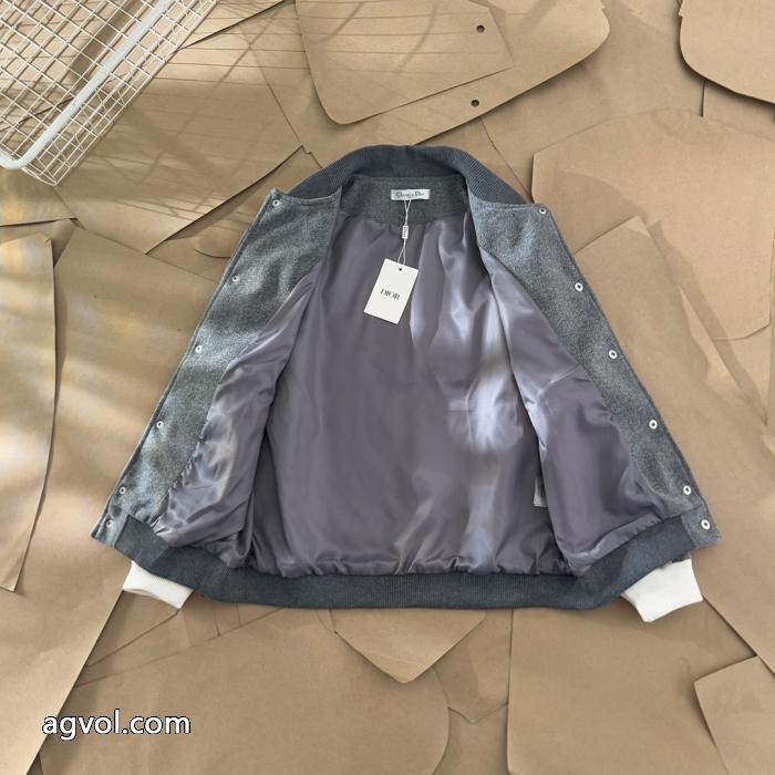 DIOR25ss新作胸元すずらん野球ウエアジャケット_0_4