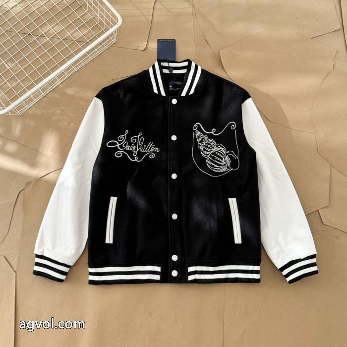 LOUIS VUITTONタオル刺繍野球ウェアジャケット_0_2