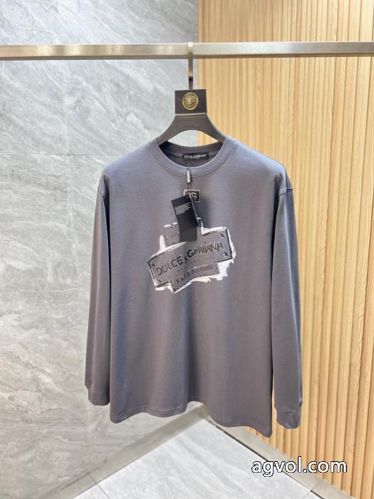最新ルック 今だけSALE 魅力的なDolce&Gabbanaスーパー コピー ブランド 通販長袖Tシャツ_0_0