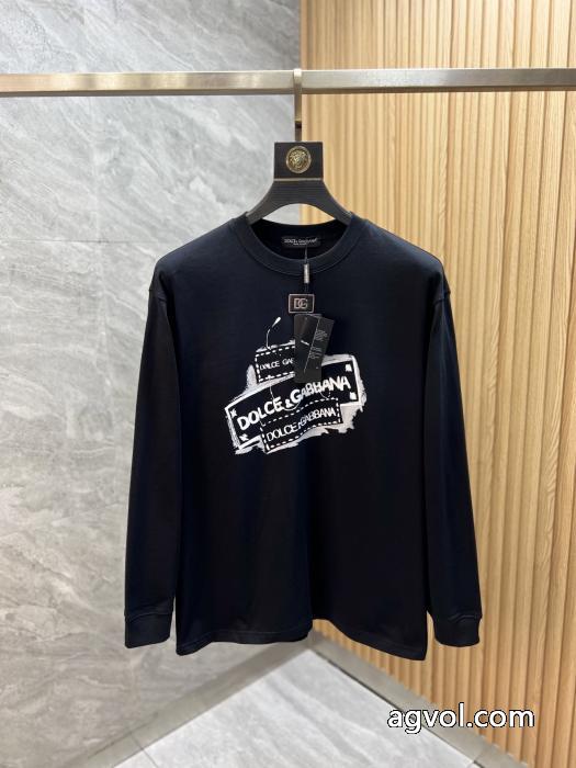 最新ルック 今だけSALE 魅力的なDolce&Gabbanaスーパー コピー ブランド 通販長袖Tシャツ_0_3