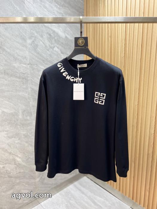 GIVENCHY着回し力抜群大人気 2025最新入荷 清潔感の高い新品スーパー コピー ブランド 専門店長袖Tシャツ_0_0