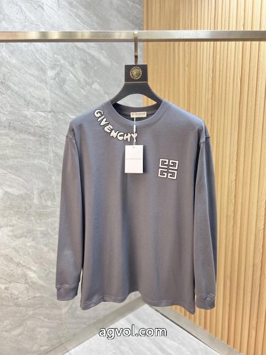 GIVENCHY着回し力抜群大人気 2025最新入荷 清潔感の高い新品スーパー コピー ブランド 専門店長袖Tシャツ_0_1