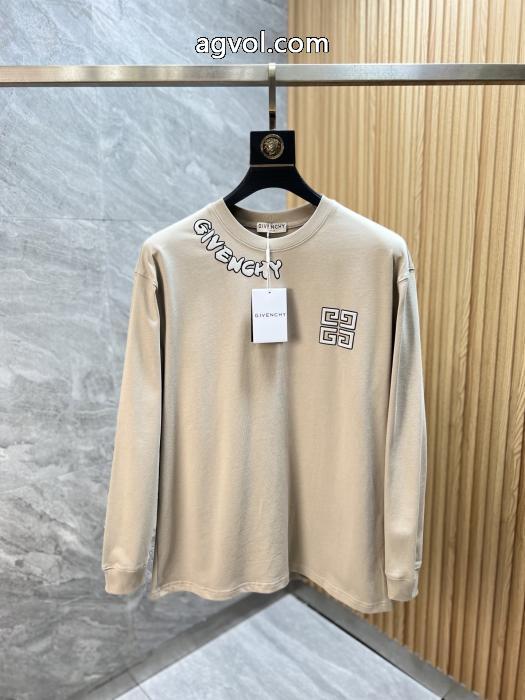 GIVENCHY着回し力抜群大人気 2025最新入荷 清潔感の高い新品スーパー コピー ブランド 専門店長袖Tシャツ_0_4