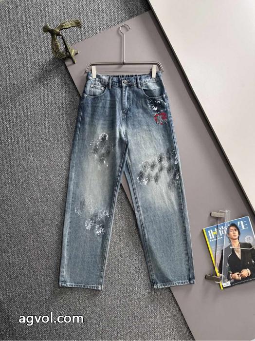 BURBERRYプリント 気軽にシンプルに使える 品質保証高品質ジーンズブランド 偽物 激安_0_3
