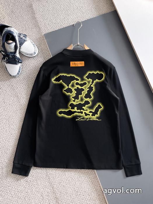 人気沸騰中 高級感のある 2025年限定発売新品ルイ ヴィトンブランド コピー長袖Tシャツ_0_4