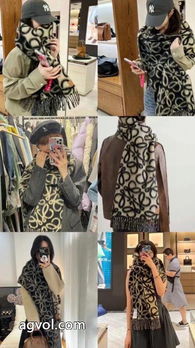 都会的な印象 人気セール250%新品 今季超人気新作登場ブランド 偽物 通販マフラーロエベ_0_4
