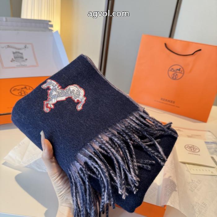 マフラー上品な印象 限定生産品 卸し売り偽 ブランド 購入HERMES_0_2