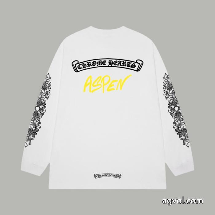 長袖Tシャツブランド 通販 激安大人気セール HOT新品 風通しの良いフレアCHROME HEARTS_0_1