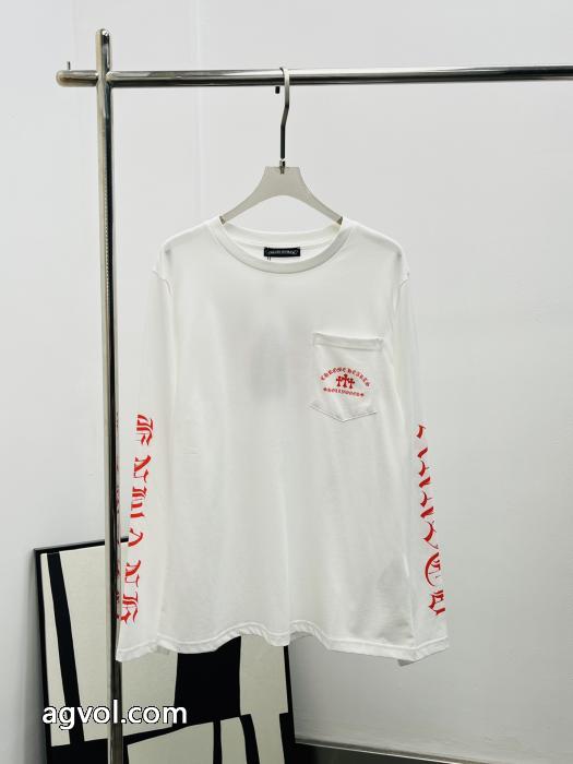 偽 ブランド長袖Tシャツ超人気美品 新品人気上昇 旬スタイルに早変わり!CHROME HEARTS_0_2