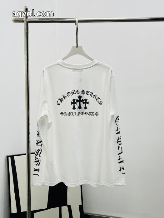 偽 ブランド長袖Tシャツ超人気美品 新品人気上昇 旬スタイルに早変わり!CHROME HEARTS_0_4