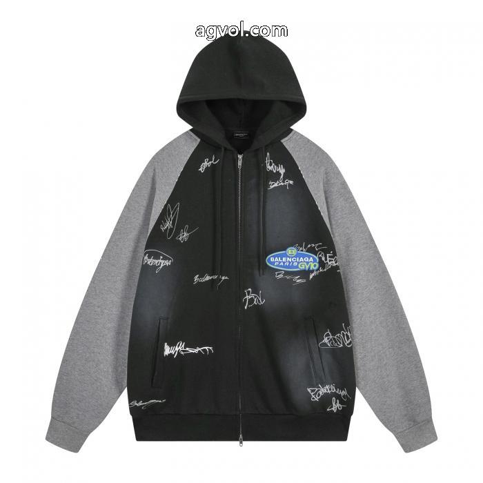 上質上品 新作追加 オリジナルbalenciagaブランド コピー 着払いパーカーコート_0_0