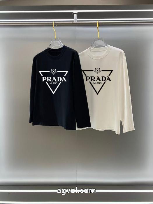 ブランド 通販 激安本日限定安い 大人で素敵 今だけセール長袖TシャツPRADA_0_1
