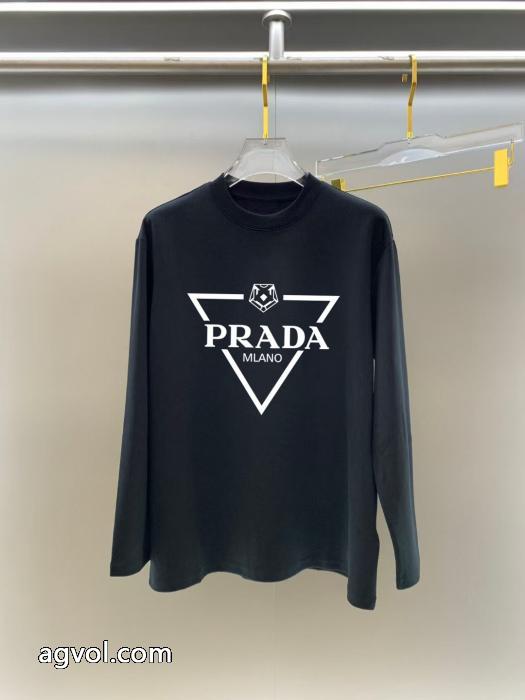 ブランド 通販 激安本日限定安い 大人で素敵 今だけセール長袖TシャツPRADA_0_2