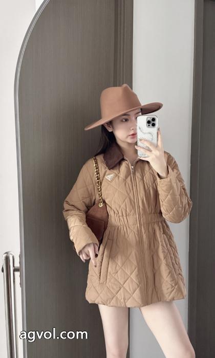 PRADA綿入れのコートコピー 商品 通販キュートな印象 大人の色味 お買い得大人気_0_0