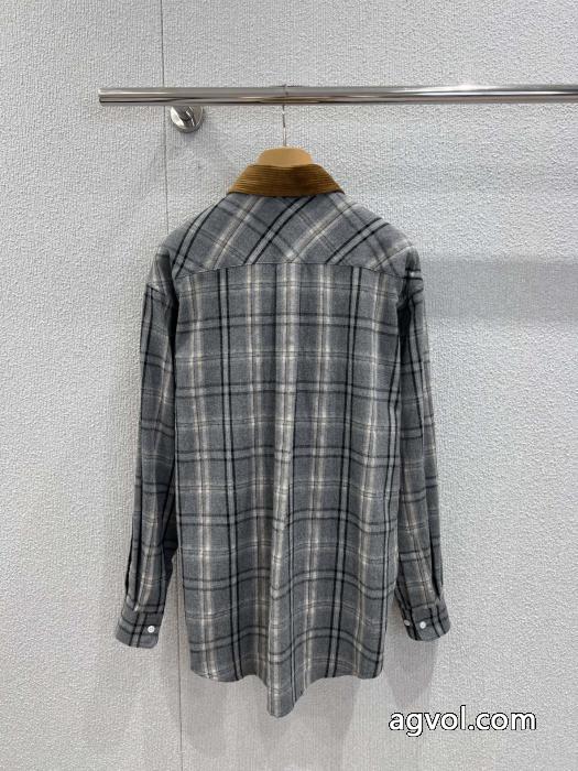 スーパー コピー 通販長袖シャツコート個性派さん 売れ筋 2025年秋冬新品ミュウミュウ_0_1