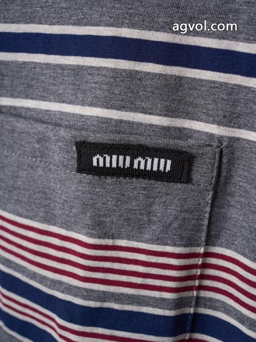 割引セール SS25限定版 今年大人気長袖Tシャツ通販 ブランドMIUMIU_0_1