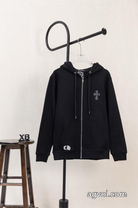 人気高いアイテム 秋冬らしい華やか 新品入荷スーパー コピー メンズパーカーCHROME HEARTS_0_1