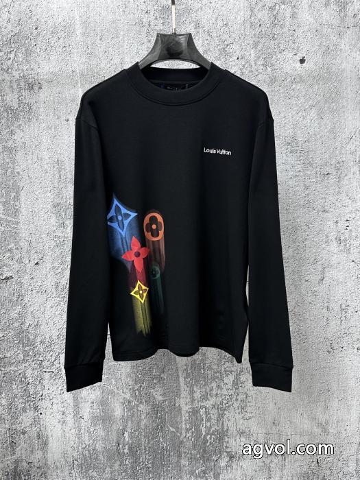 在庫あり即納 完売前に 注目!25-26AWLOUIS VUITTONブランド 品 激安 通販長袖Tシャツ_0_0