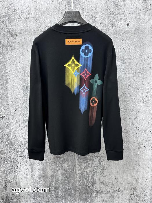 在庫あり即納 完売前に 注目!25-26AWLOUIS VUITTONブランド 品 激安 通販長袖Tシャツ_0_1