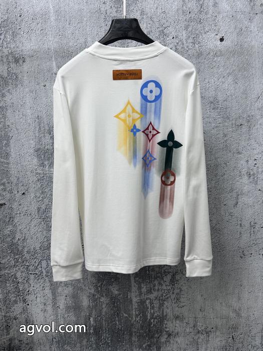 在庫あり即納 完売前に 注目!25-26AWLOUIS VUITTONブランド 品 激安 通販長袖Tシャツ_0_2