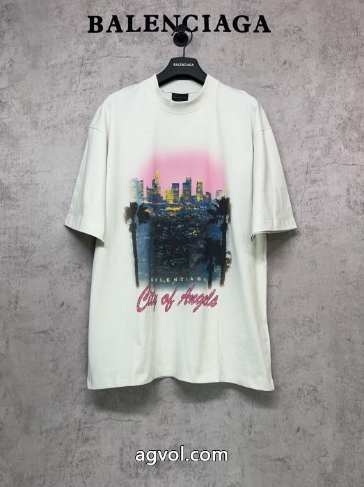 冬季超人気アイテム 期間限定セール 秋季新作品balenciaga半袖Tシャツブランド 偽物_0_3