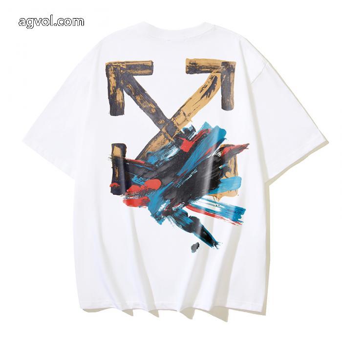 2025SS秋冬　人気モデル 限定価格 爽やかマルチ半袖TシャツOff-White偽物 ブランド_0_3