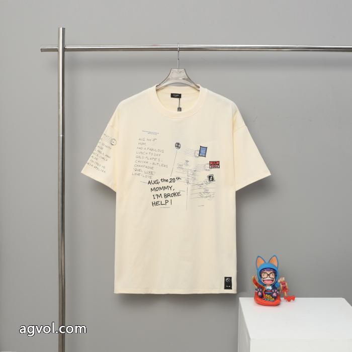  2025スーパー コピー雑誌掲載 こだわり高級 人気掲載 海外限定FENDI半袖Tシャツ_0_3