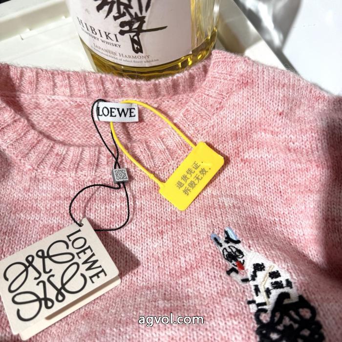 秋冬季人気定番 プリント 通年セーターブランド スーパー コピーLOEWE_1_0