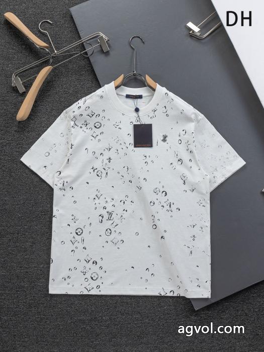 半袖Tシャツ一番人気限定アイテム 強い魅力を感じる一枚  2025-25AW☆韓国の人気コピー ブランド 通販 安心LOUIS VUITTON_0_1