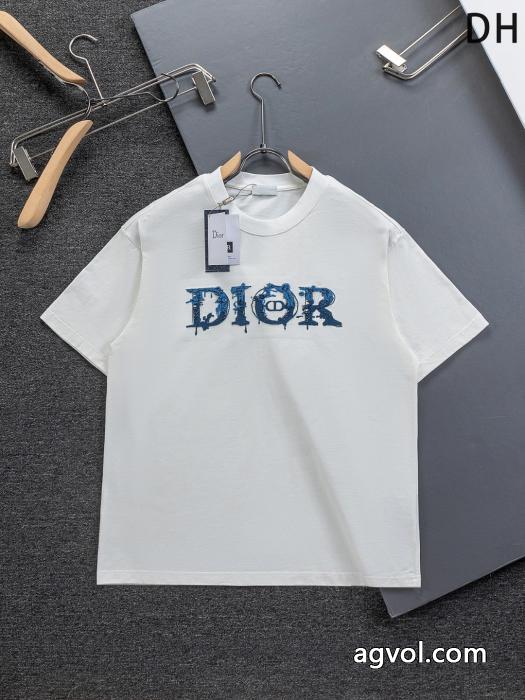 優れた品質 超カッコイイ 大人気!!完売前にDIOR半袖Tシャツブランド 偽物 通販_1_0